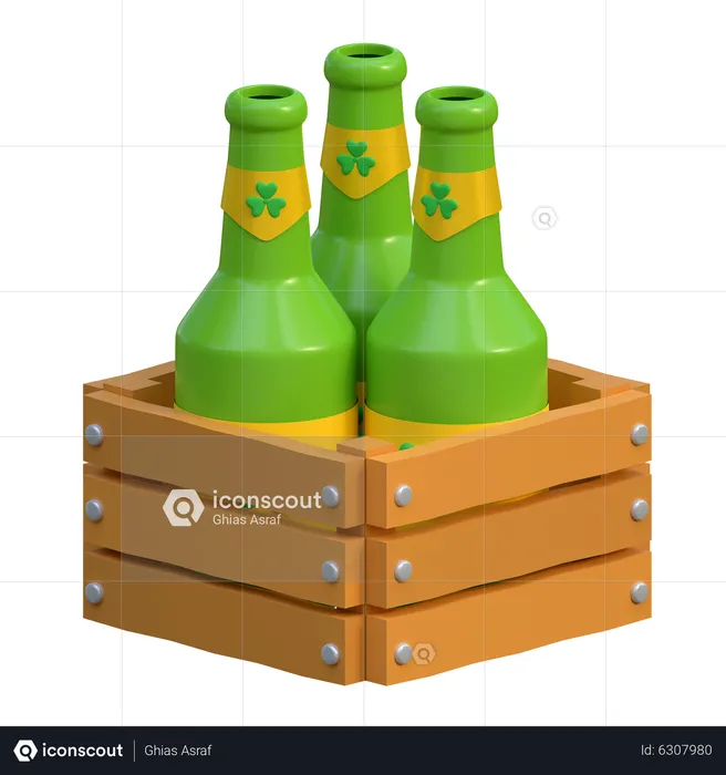 Bierkiste  3D Icon