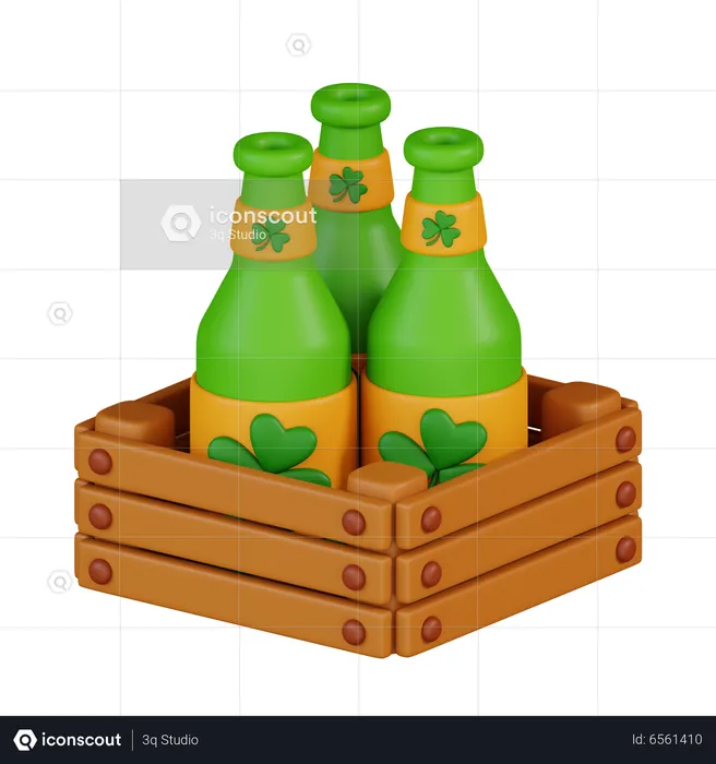 Bierkiste  3D Icon