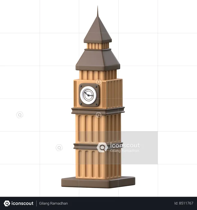 Big Ben  3D Icon