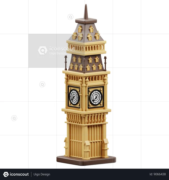 Big Ben  3D Icon