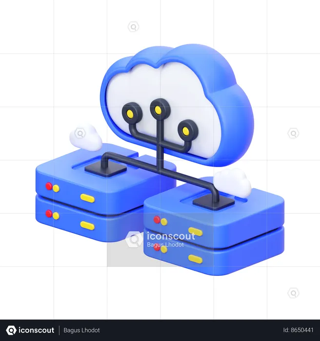 Big Data  3D Icon