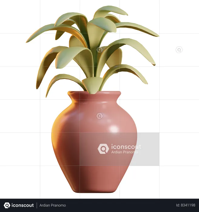 Big Plant  3D Icon