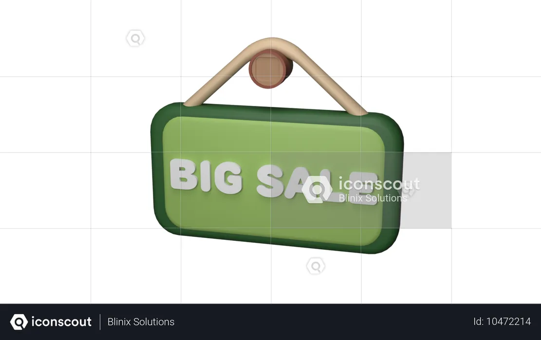 BIG SALE  3D Icon