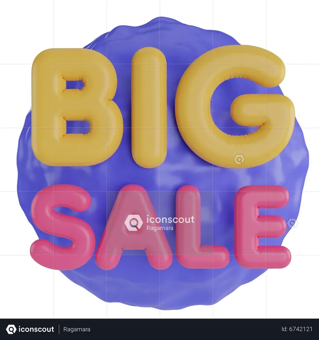 Big Sale  3D Icon