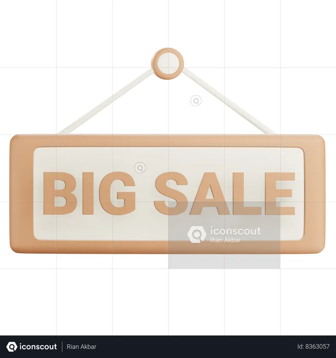 Big Sale  3D Icon