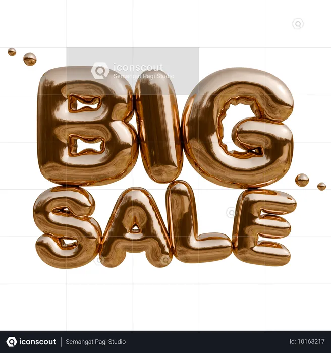 Big Sale  3D Icon