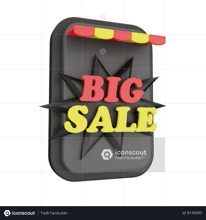 Big Sale  3D Icon