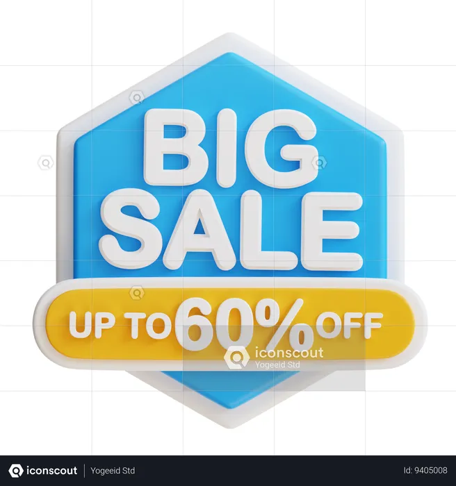 Big Sale 60  3D Icon