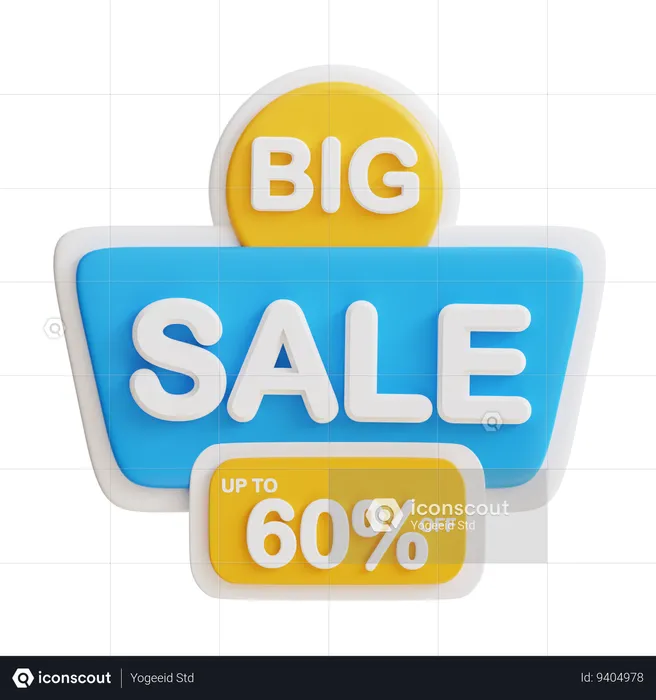 Big Sale Discount 60  3D Icon