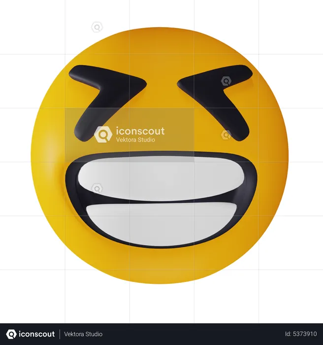 Big Smile Emoji 3D Icon