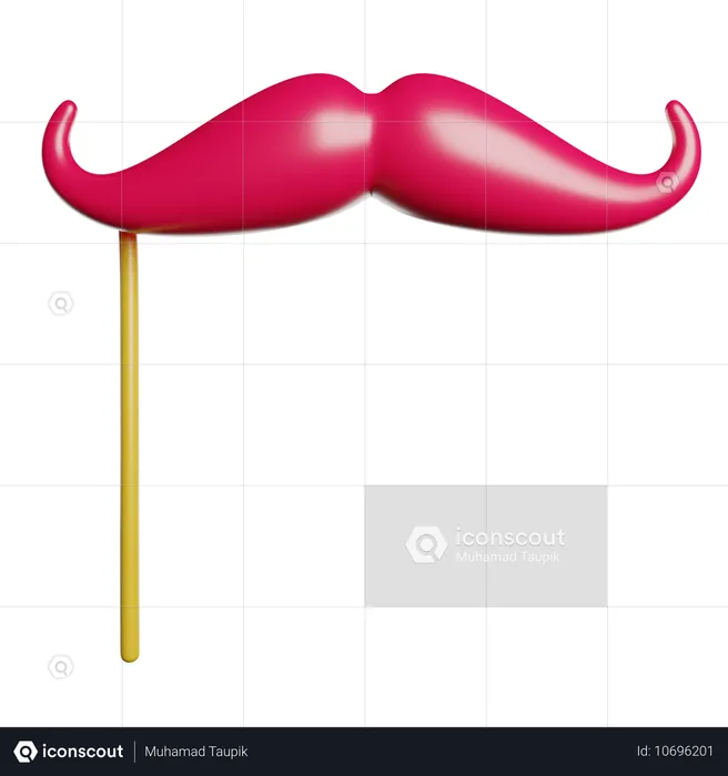 Bigote  3D Icon