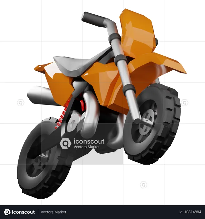 自転車  3D Icon