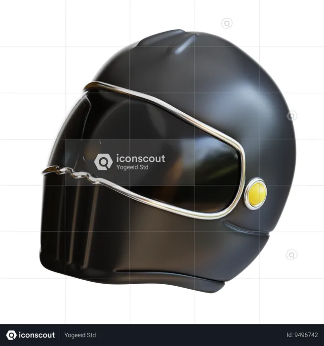 Bike Helmet  3D Icon