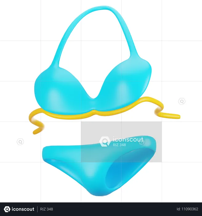 Bikini  3D Icon