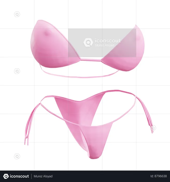 Bikini  3D Icon