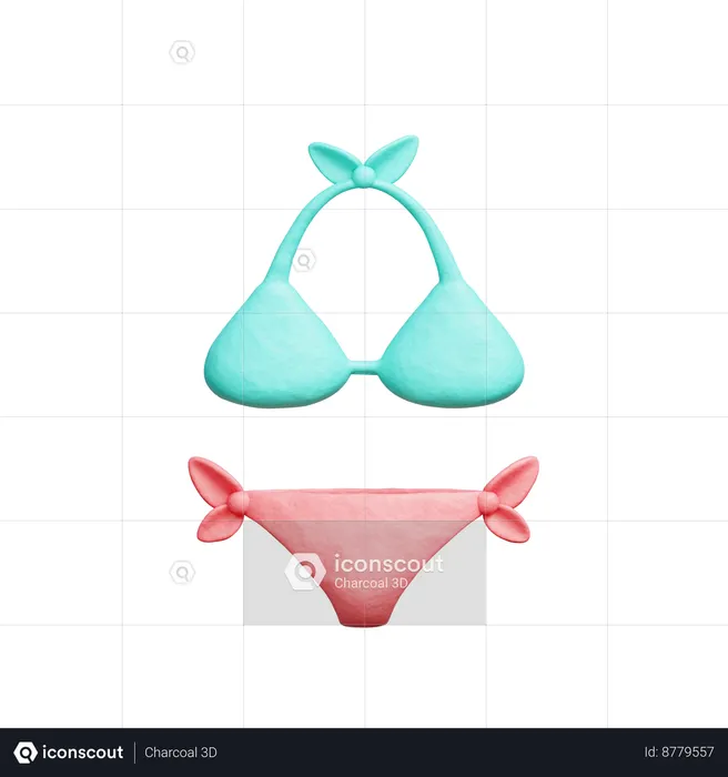 Bikini  3D Icon
