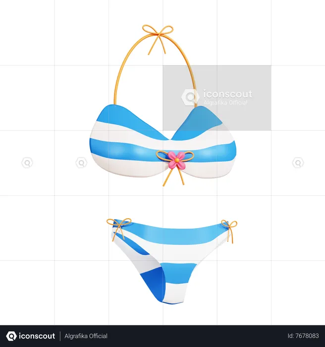 Bikini  3D Icon