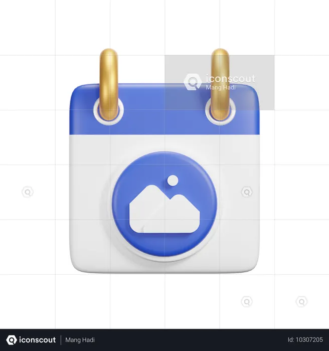 Bildkalender  3D Icon