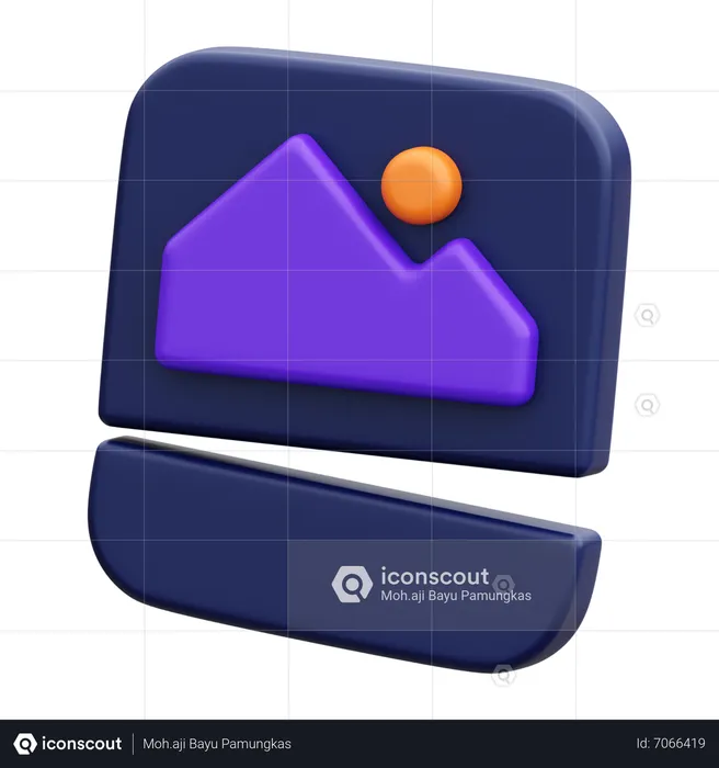 Bildfehler  3D Icon