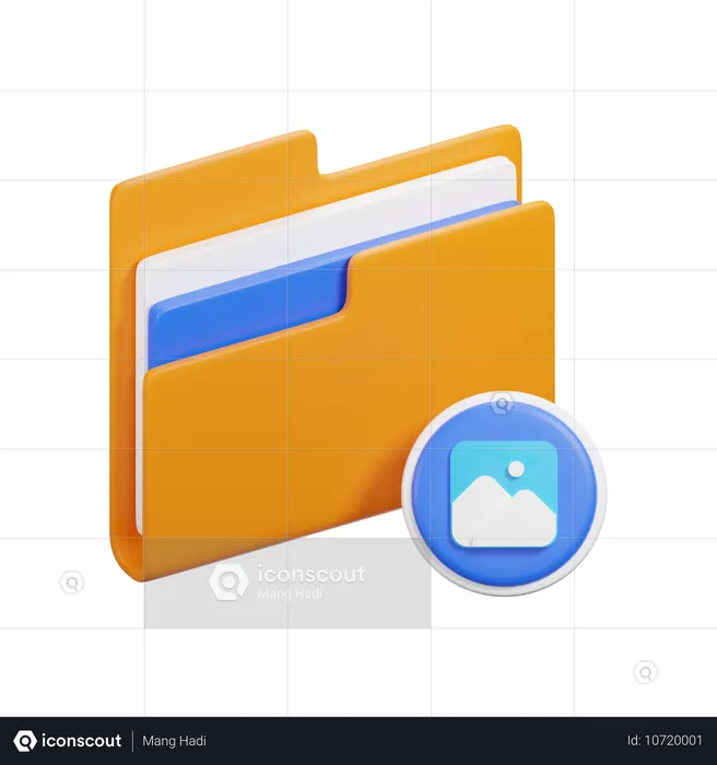 Bildordner  3D Icon