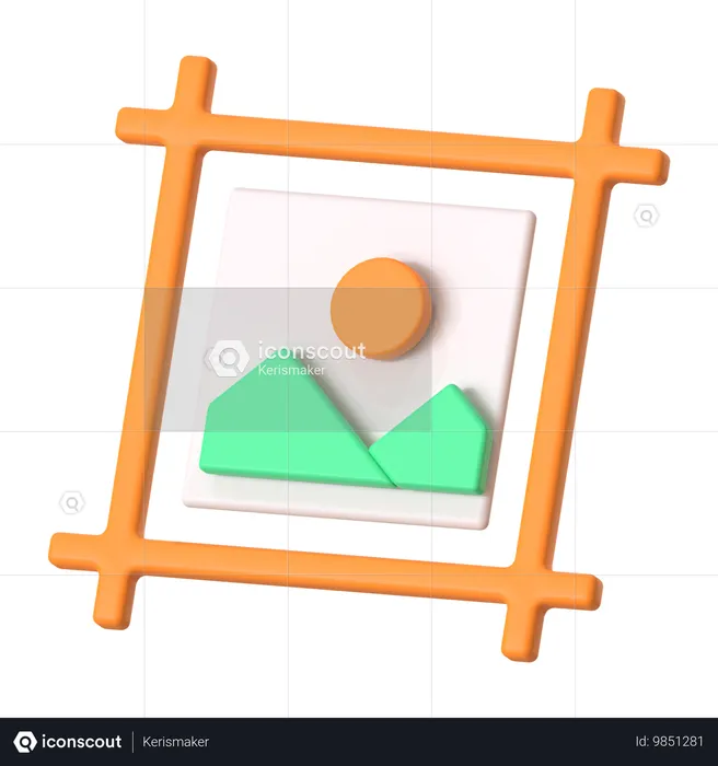 Bildzeichnung  3D Icon