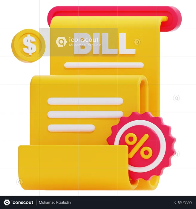 BILL  3D Icon