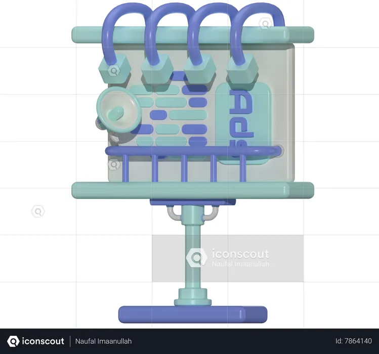 Bill Board  3D Icon