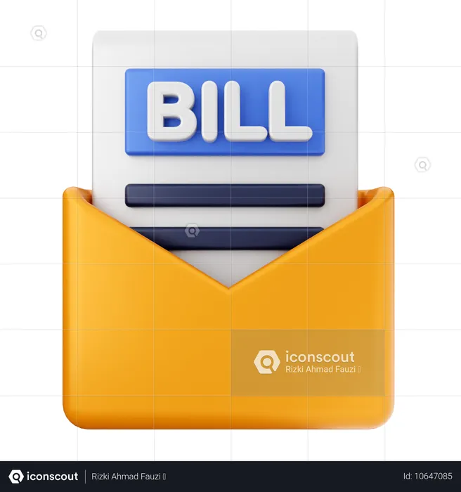 Bill Payment  3D Icon