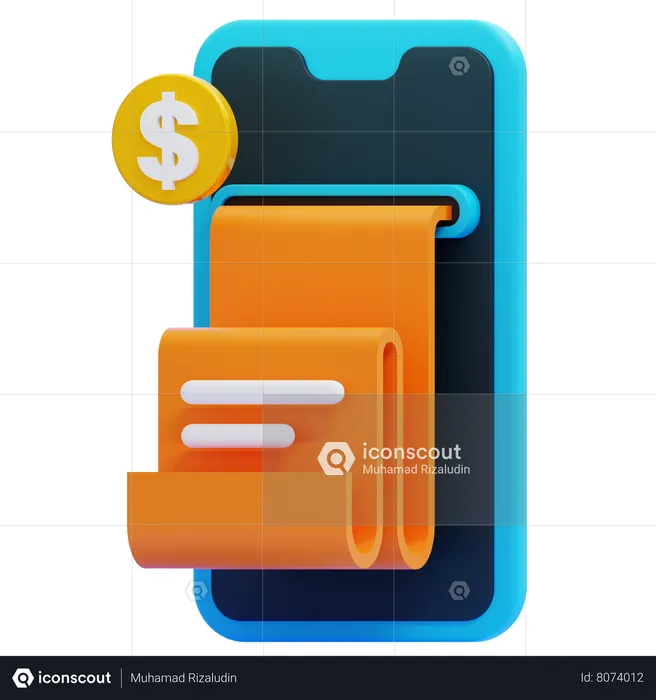 BILL PAYMENT  3D Icon