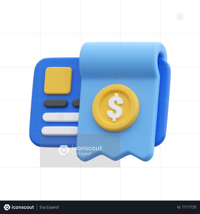 Bill Payment  3D Icon