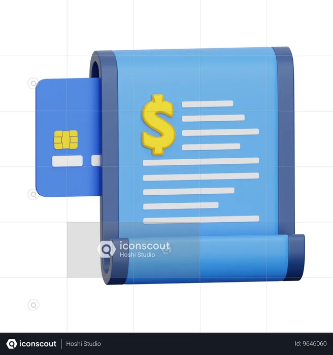 Bill payment  3D Icon