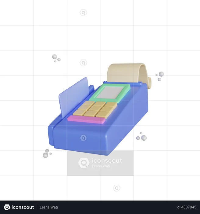 Bill Payment  3D Illustration