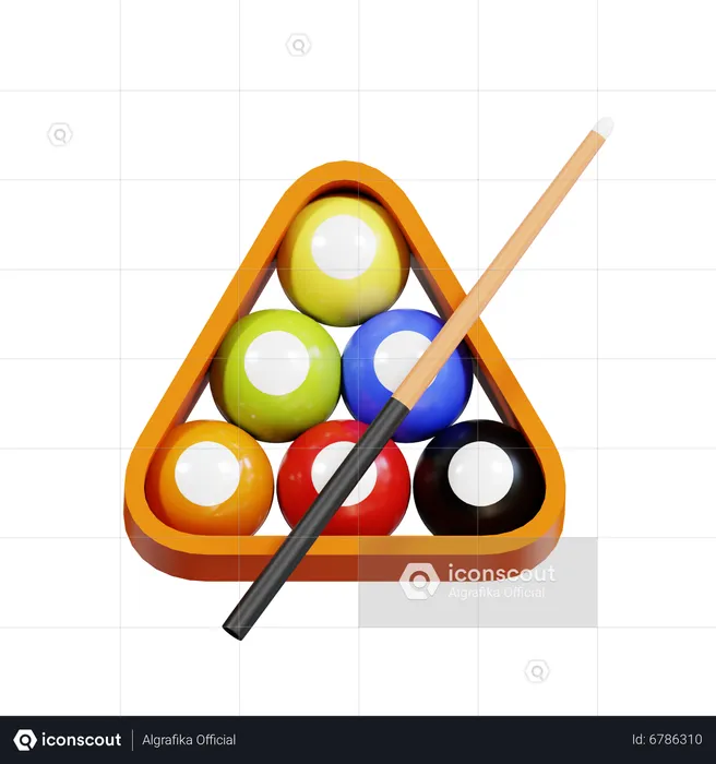 Billard  3D Icon