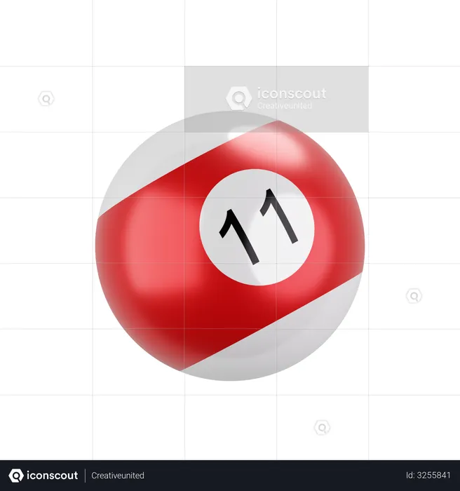 Poolball  3D Illustration