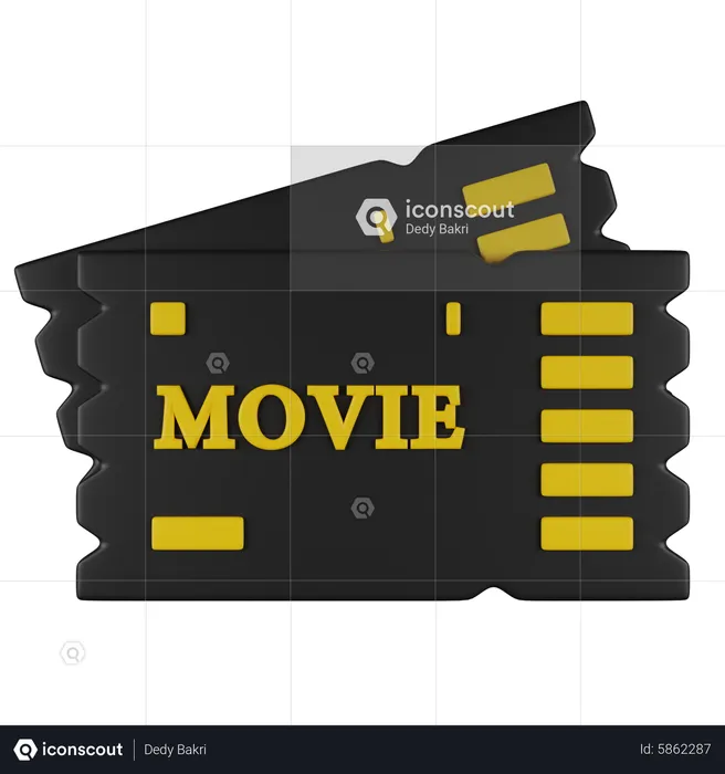 Tickets de film  3D Icon