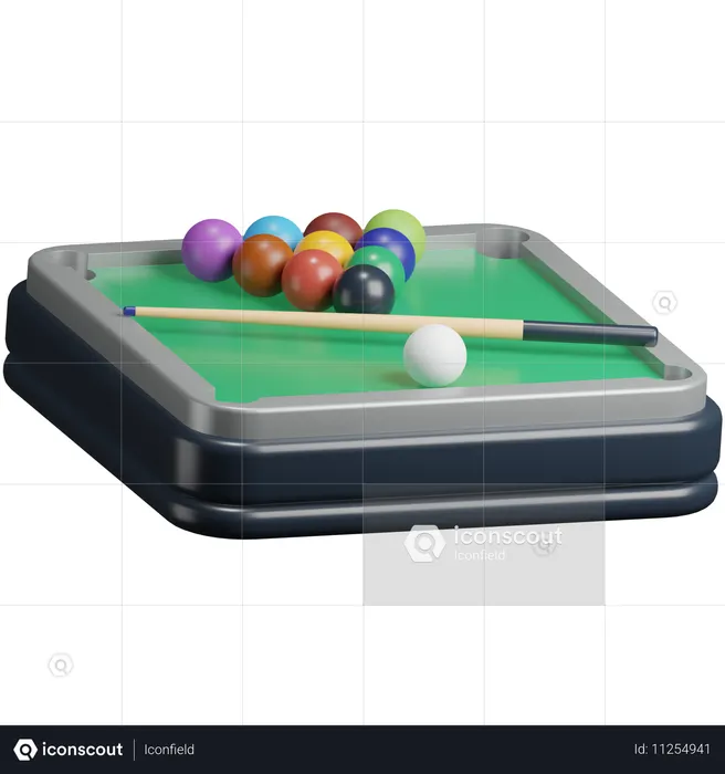 Billiard  3D Icon