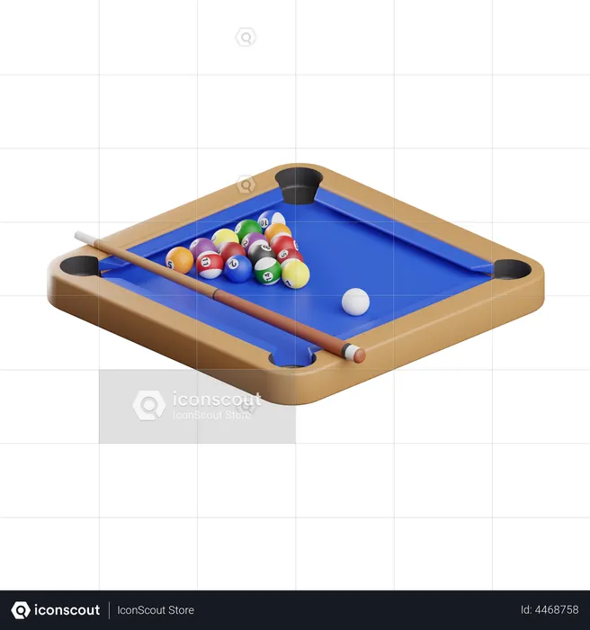 Billiard  3D Icon