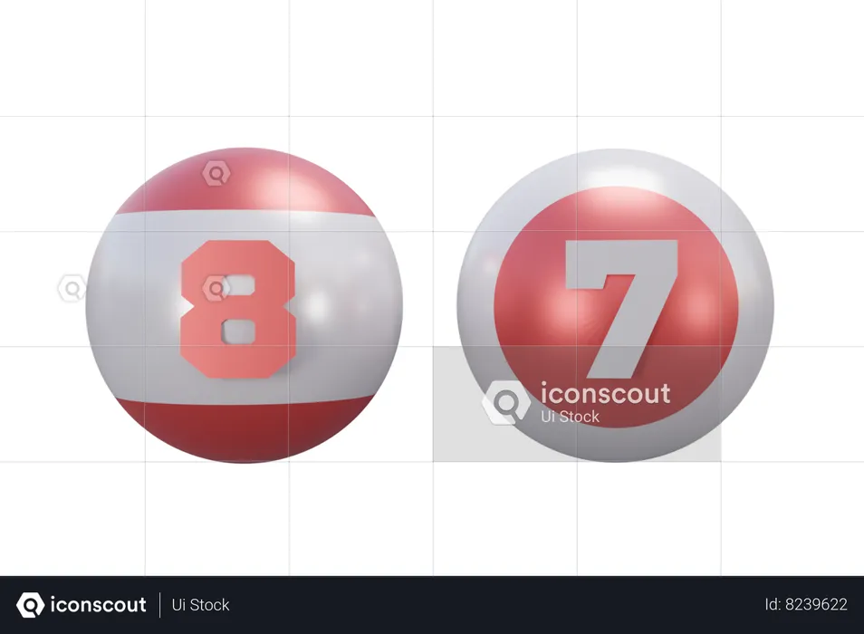 Billiard Ball  3D Icon