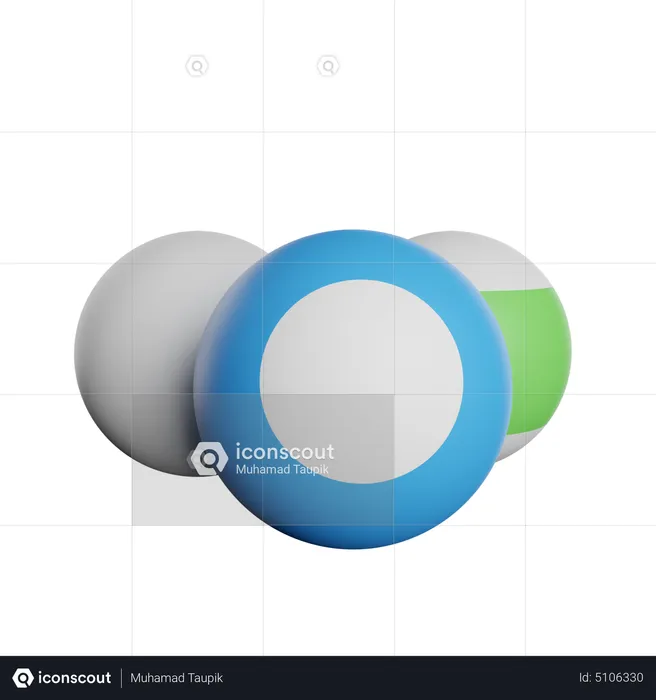 Billiard Balls  3D Icon