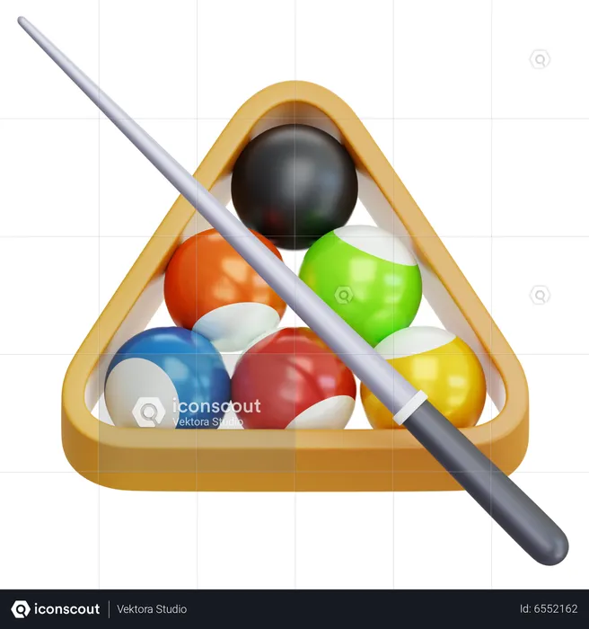 Billiard Game  3D Icon