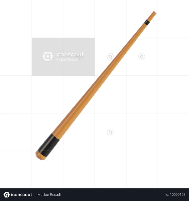 Billiard Stick  3D Icon