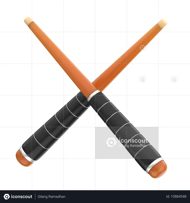 Billiard Stick  3D Icon