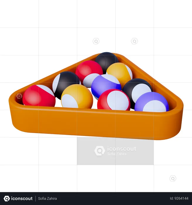 Billiards  3D Icon