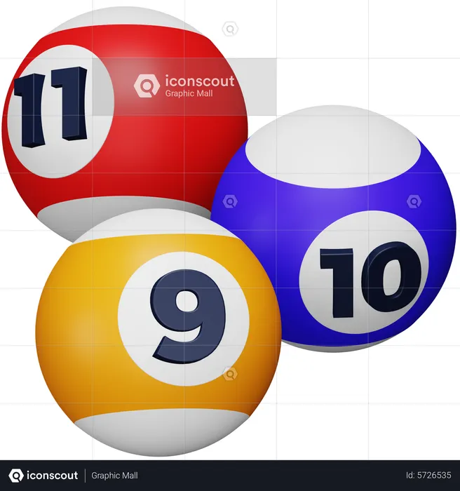 Billiards  3D Icon
