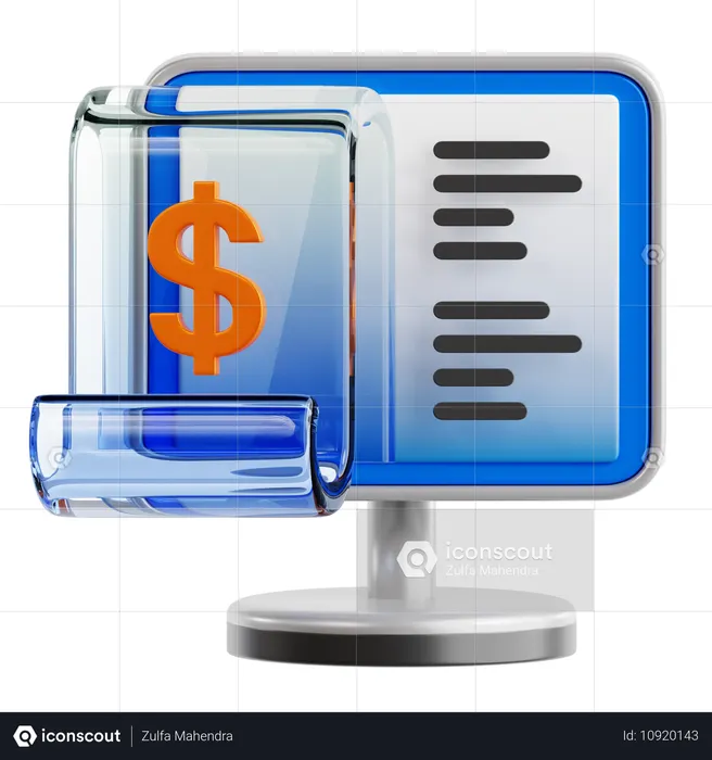 Billing  3D Icon