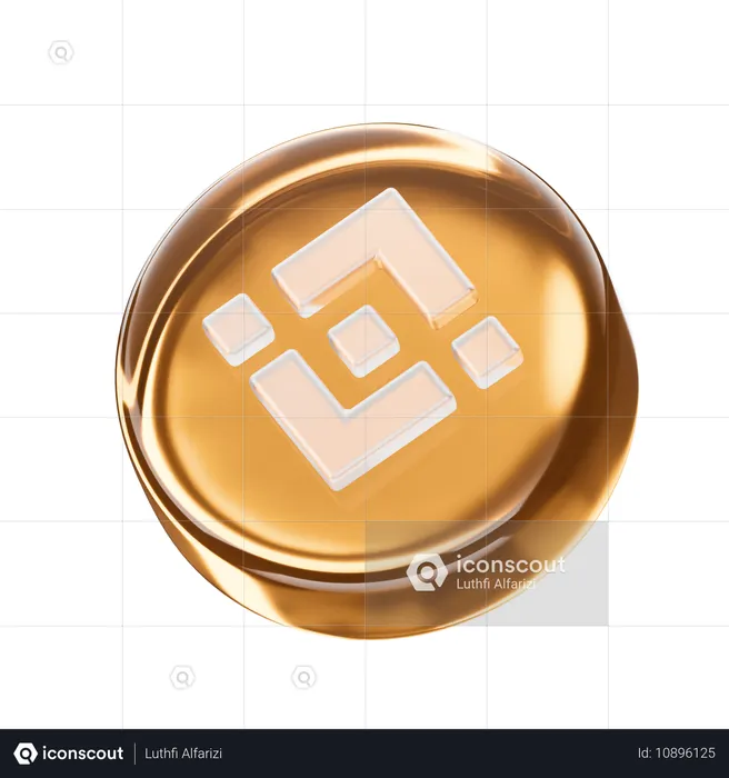 Binance  3D Icon