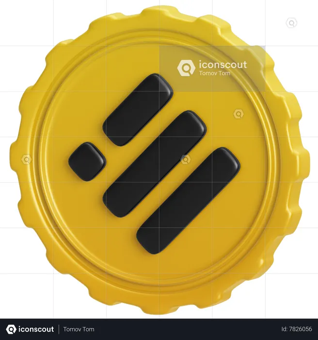 Binance  3D Icon