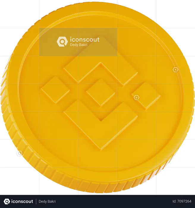 Binance  3D Icon