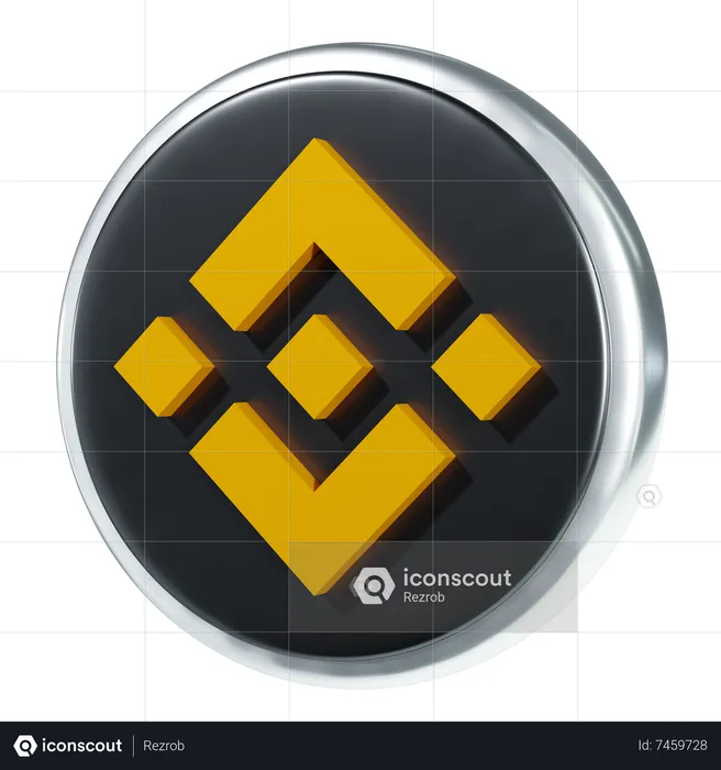 Binance  3D Icon