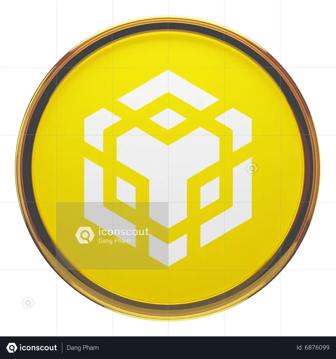 Binance Coin  3D Icon